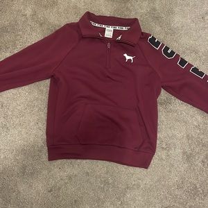 PINK quarter zip hoodie
